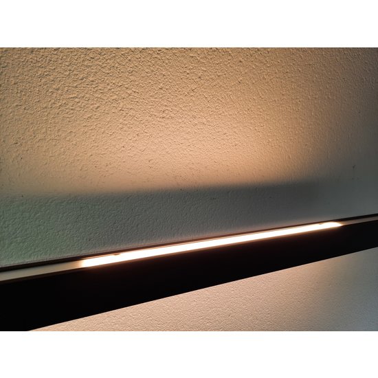 Lámpara colgante sobre escritorio luz abajo LED 30W blanco, negro 112cm