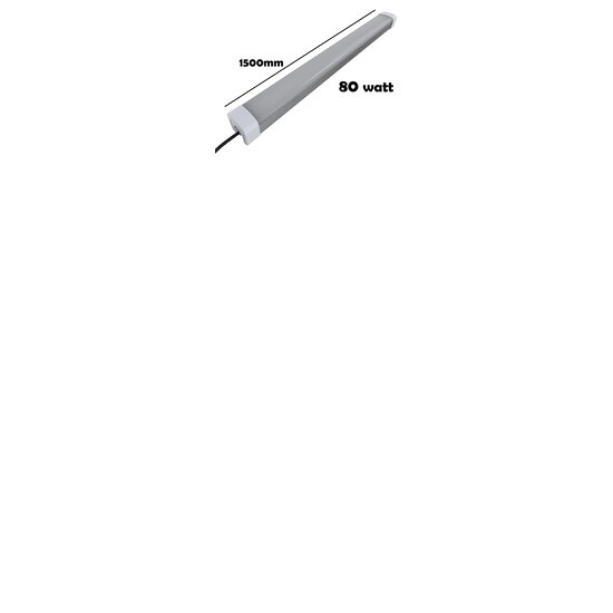 LED TL fixture 150 cm 80W IP65 - IK10