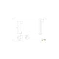 Roya mât de jardin extérieur semi-circulaire avec douille 1xGU10 (ampoule non incluse), fonte d'aluminium, anthracite, IP44, hauteur 50 cm