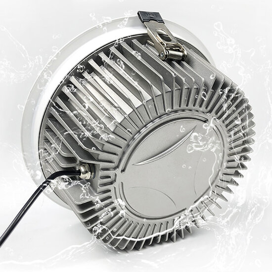 Foco empotrable estanco IP65 30W tamaño agujero 145 mm tamaño exterior 165 mm