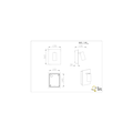 Verstellbare Außenwandleuchte LED 1x4W 3000K Anthrazit