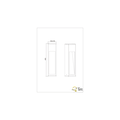 Lámpara de terraza exterior con madera natural auténtica GU10