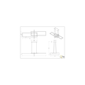 Adjustable futuristic hanging lamp LED 1x34W 3000K matt brass
