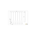 Trio Lighting Farin, elegante höhenverstellbare Pendelleuchte mit 6xE14-Fassung in Mattschwarz, max. 25W pro Fassung, IP20