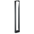 Reno Gartenpfosten LED 4,5W anthrazit, 100 cm hoch, 400 Lumen warmweiß, IP54 Aluminium