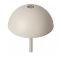 Witte USB oplaadbare draadloze tafellamp voor buiten dimbaar 1,5W