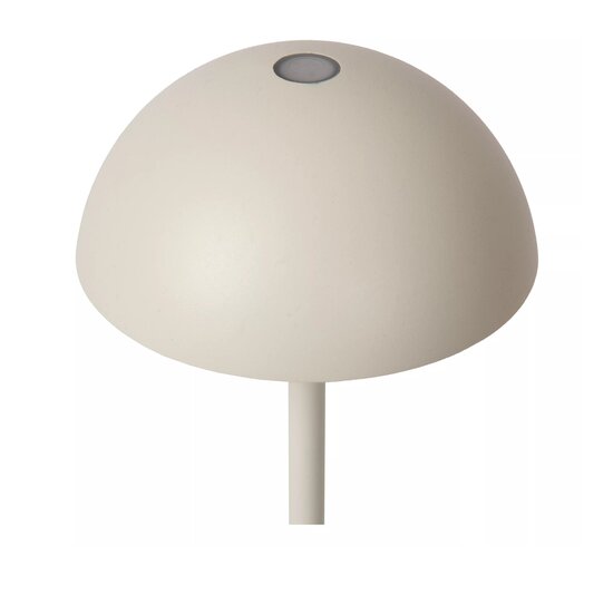 Lámpara de mesa exterior inalámbrica recargable USB blanca regulable 1.5W