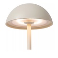 Witte USB oplaadbare draadloze tafellamp voor buiten dimbaar 1,5W