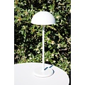 Lampe de table extérieure sans fil rechargeable USB blanche dimmable 1.5W