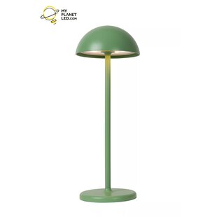 Green USB rechargeable wireless outdoor table lamp dimmable 1.5W