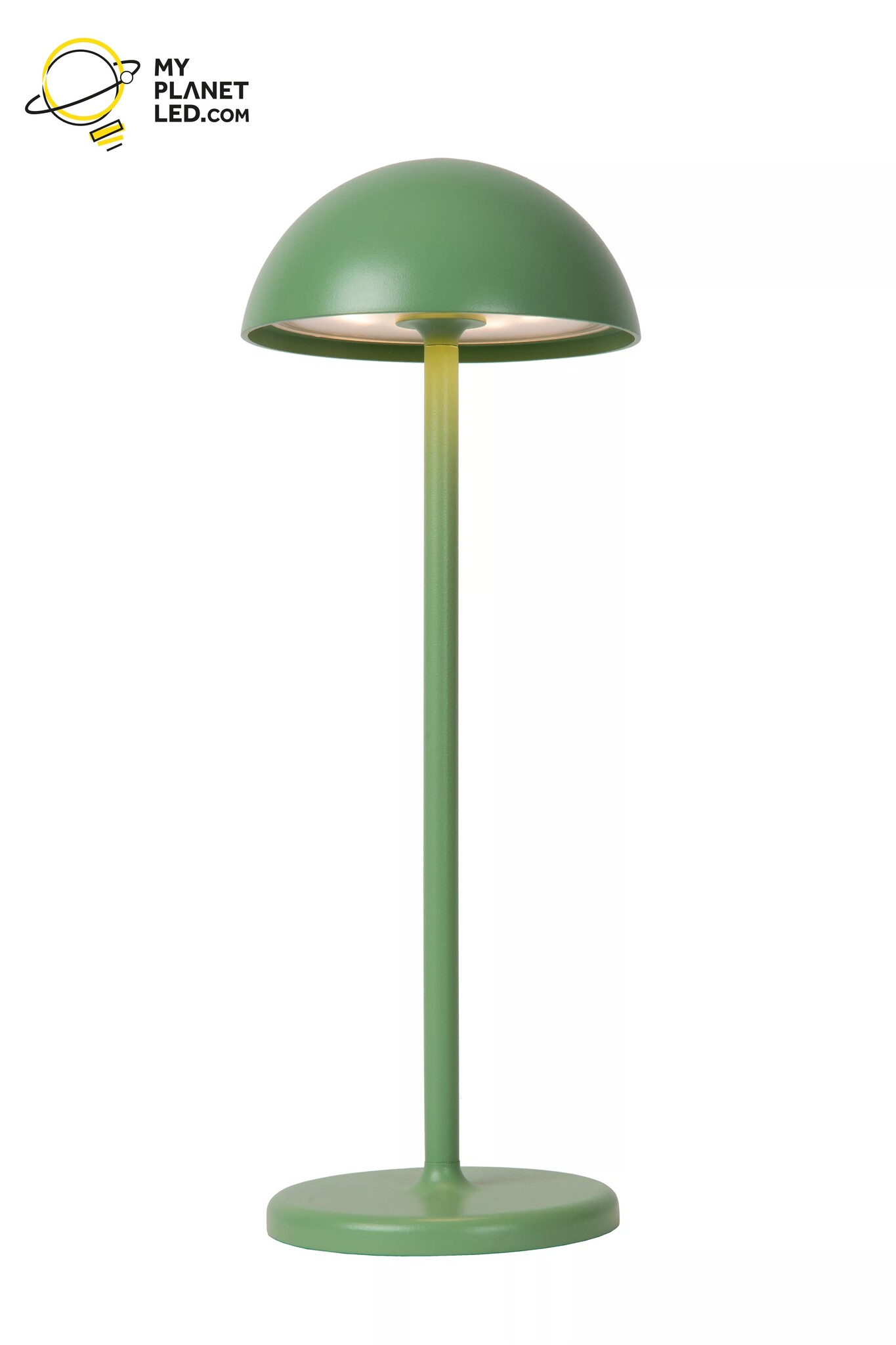 Lampe de table extérieur Luno rechargeable usb 100 Lumen kaki INSPIRE