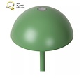 Green USB rechargeable wireless outdoor table lamp dimmable 1.5W