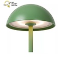 Groene USB oplaadbare draadloze tafellamp voor buiten dimbaar 1,5W
