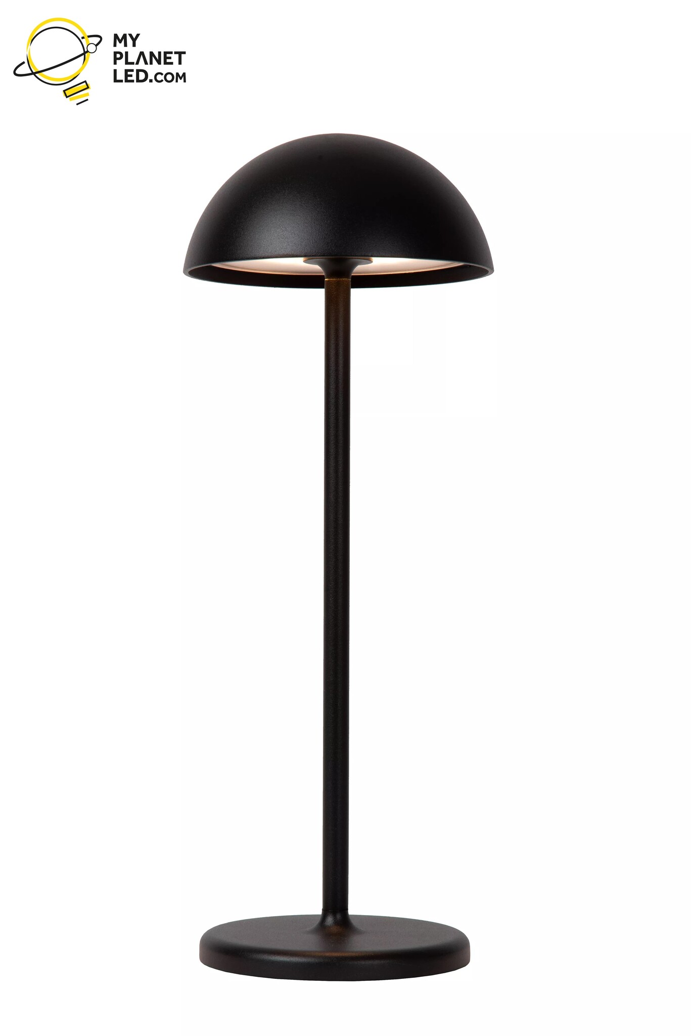 Lampe rechargeable USB design noire Hanoïa - Lampes de table