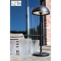 Lampe de table extérieure sans fil rechargeable USB noire dimmable 1.5W