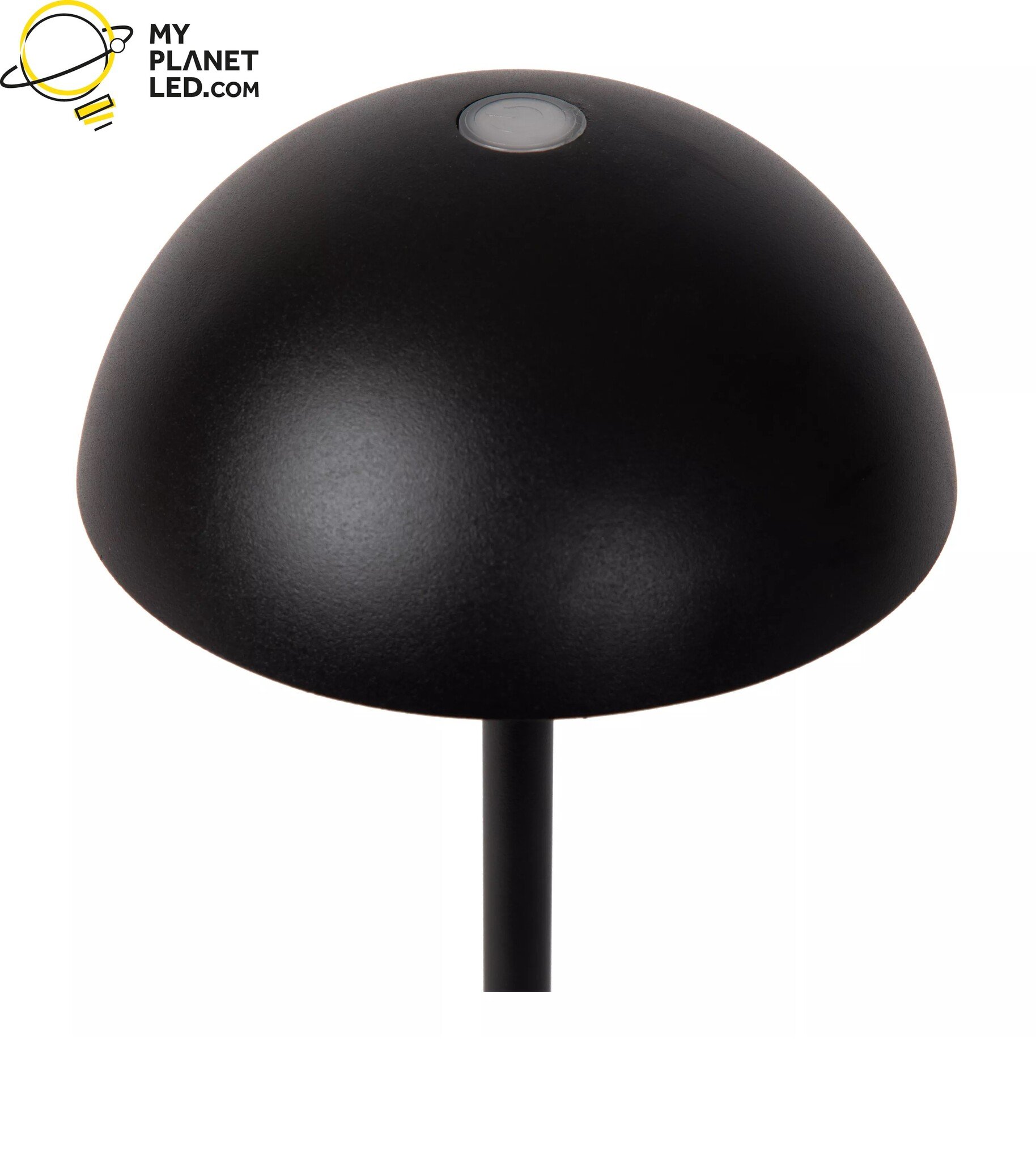 Lámpara de mesa exterior inalámbrica recargable USB negra