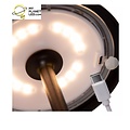 Lámpara de mesa exterior inalámbrica recargable USB negra regulable 1.5W