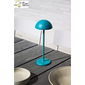 Lampe de table extérieure sans fil rechargeable USB dimmable 1.5W turquoise