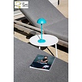 Lampe de table extérieure sans fil rechargeable USB dimmable 1.5W turquoise