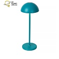 Lámpara de sobremesa exterior inalámbrica recargable USB regulable 1.5W turquesa