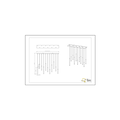 Trio Lighting Lámpara colgante recta en forma de barra 11xLED DIM 2,8W 3000K negro mate - Crea un ambiente acogedor en tu espacio