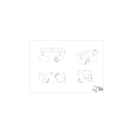 Spot de plafond rotatif en deux parties 2xGU10 blanc