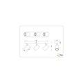 Trio ceiling spot 3xGU10 nickel matt