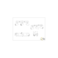 Black three-piece rotatable ceiling spot 3xGU10