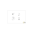 Spot mural/plafond d'accent simple 1xGU10 noir mat
