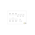 Trio Lighting Trio foco de techo blanco/negro acento 3xGU10 blanco mate - Iluminación perfecta para cualquier espacio