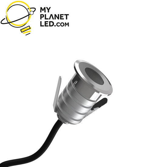 Spot encastrable couleur (RVB) étanche 3W IP67 diamètre 35 mm trou 28 à 32 mm