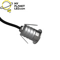 Spot encastrable couleur (RVB) étanche 3W IP67 diamètre 35 mm trou 28 à 32 mm