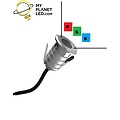 Spot encastrable couleur (RVB) étanche 3W IP67 diamètre 35 mm trou 28 à 32 mm