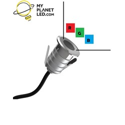 Foco empotrable estanco 3W IP67 color (RGB) 35 mm tamaño agujero 28 a 32 mm