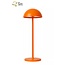 Oranje USB oplaadbare draadloze tafellamp voor buiten dimbaar 1,5W