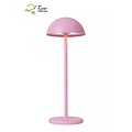 Lampe de table d'extérieur sans fil rechargeable USB rose dimmable 1.5W