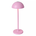 Lampe de table d'extérieur sans fil rechargeable USB rose dimmable 1.5W
