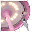 Roze USB oplaadbare draadloze tafellamp voor buiten dimbaar 1,5W