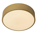 Mini gouden plafonnière 20 cm dia LED Dimb. 1x12W 2700K 3 StepDim