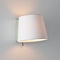 Astrolight Applique murale chrome E14 avec abat-jour blanc - Éclairage parfait pour chaque pièce