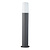 Bollard black metal E14 IP54 500mm high