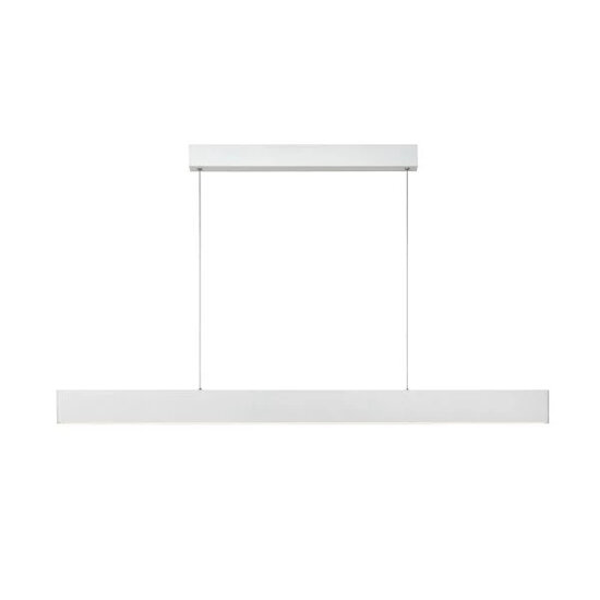 Lámpara colgante sobre mesa comedor/escritorio 36W LED blanco liso regulable