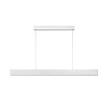 Hängelampe über dem Esstisch/Schreibtisch, 36 W LED, schlichtes Weiß, dimmbar