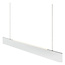 Hanglamp boven eettafel/bureau 36W LED strak wit dimbaar