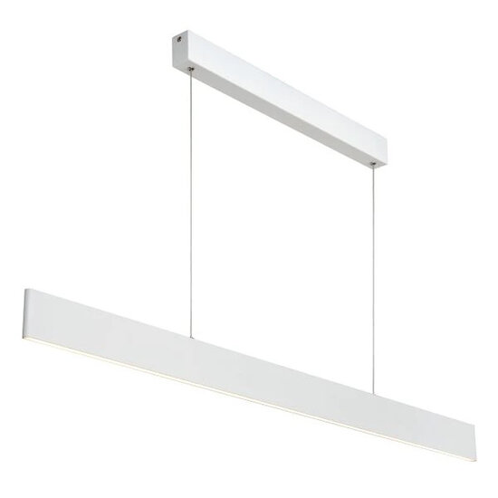Lámpara colgante sobre mesa comedor/escritorio 36W LED blanco liso regulable