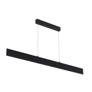 Fantasia ALYN LED hanglamp 38W 3000K zwart 120 cm dimbaar