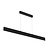 Long pendant lamp 38 W LED sleek black dimmable light above & below
