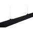Fantasia Fantasia ALYN LED Pendelleuchte 38W 3000K warmweiß, 3420 Lumen, schwarzes Metall, Länge 120 cm, dimmbar, Licht oben und unten