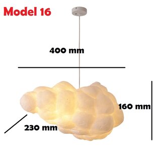 Wolkenlampe 2x E27 40 x 23 x 16 cm