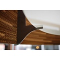 Hanging lamp cardboard white or beige design round Ø 92cm E27